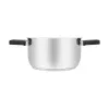 Resto Kitchenware Anser ronde kookpan 2,5 l, zwart, roestvrij staal