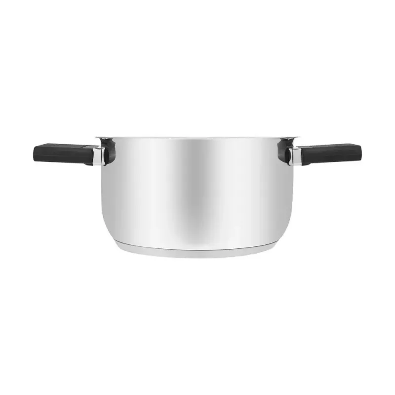 Resto Kitchenware Anser ronde kookpan 2,5 l, zwart, roestvrij staal