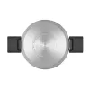 Resto Kitchenware Anser ronde kookpan 2,5 l, zwart, roestvrij staal