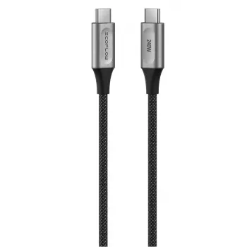 USB-C-naar-USB-C-kabel EcoFlow EFA-240W-C-C-CABLE-EU, 240 W, nylon gevlochten