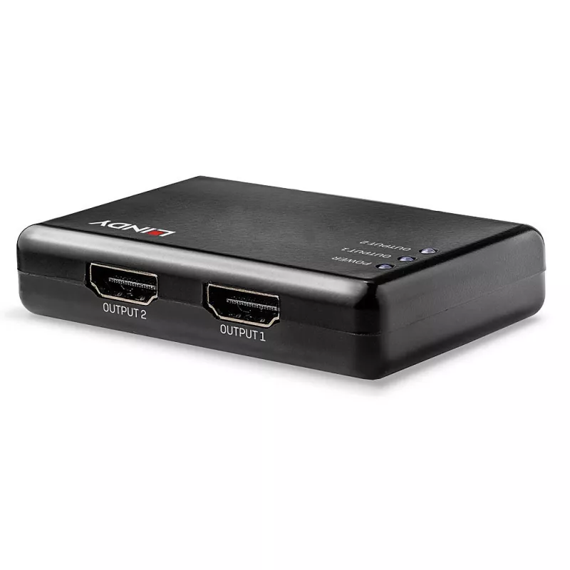 Lindy 2-voudige HDMI 10.2G splitter, compact