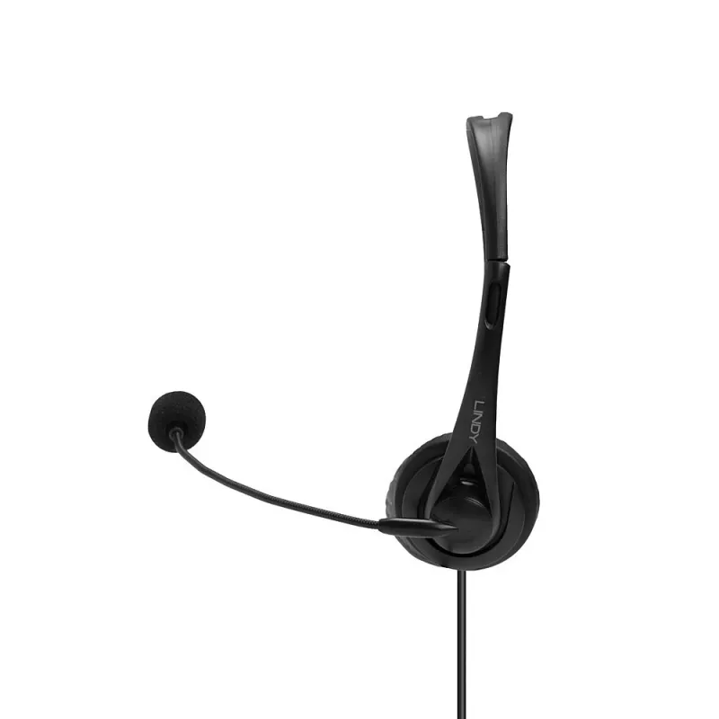 Headset Lindy USB Type-A kabel-headset met inline-bediening