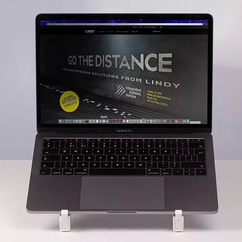 Laptopstandaard Lindy Folding Laptop Riser