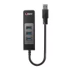 USB-hub en Gigabit Ethernet-converter Lindy 43176