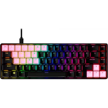 Toetsenbordkap HyperX Rubber Keycaps gaming-accessoireset Roze US-layout voor HyperX en Cherry MX-stijl schakelaars
