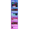 Toetsenbordkap HyperX Rubber Keycaps gaming-accessoireset Roze US-layout voor HyperX en Cherry MX-stijl schakelaars