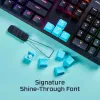 Toetsenbordkap HyperX Rubber Keycaps gaming-accessoireset Roze US-layout voor HyperX en Cherry MX-stijl schakelaars