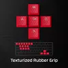 Toetsenbordkap HyperX Rubber Keycaps gaming-accessoireset Roze US-layout voor HyperX en Cherry MX-stijl schakelaars