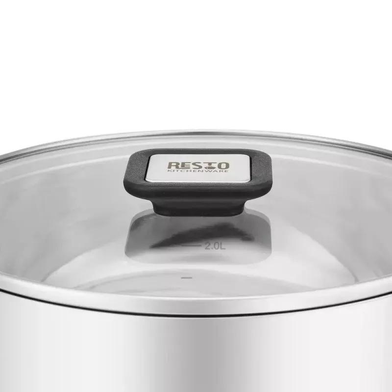 Resto Kitchenware Anser 3,2 L ronde zwarte RVS
