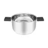Resto Kitchenware Anser 3,2 L ronde zwarte RVS