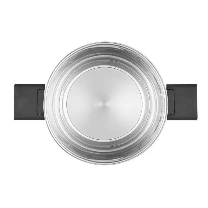 Resto Kitchenware Anser 3,2 L ronde zwarte RVS