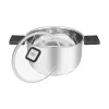 Resto Kitchenware Anser 3,2 L ronde zwarte RVS