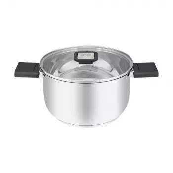 Resto Kitchenware Anser 3,2 L ronde zwarte RVS