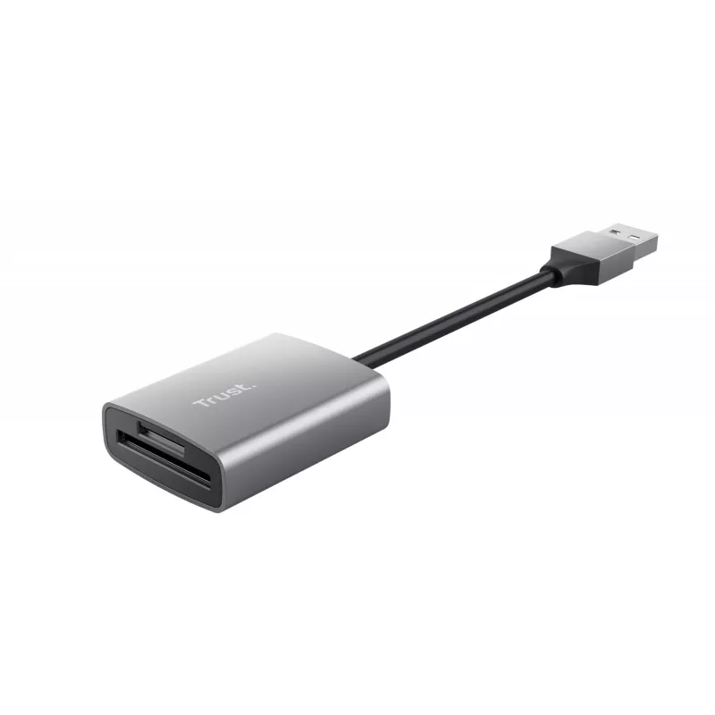 Trust Dalyx 24135 kaartlezer, USB 3.2 Gen 1, microSD/SD/SDHC/SDXC, zilver