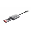 Trust Dalyx 24135 kaartlezer, USB 3.2 Gen 1, microSD/SD/SDHC/SDXC, zilver