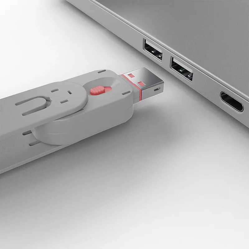 Poortblokkering Lindy USB-poortblokkering 4-pack kleurcode roze