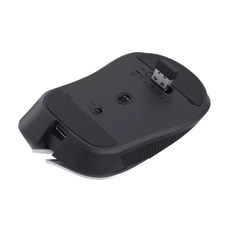 Trust GXT 923W YBAR muis gaming rechtshandig RF draadloos optisch 7200 DPI