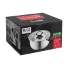 Resto Kitchenware Anser 4,4 L rond zwart roestvrij staal