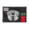 Resto Kitchenware Anser 4,4 L rond zwart roestvrij staal