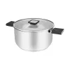 Resto Kitchenware Anser 4,4 L rond zwart roestvrij staal