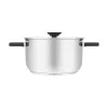 Resto Kitchenware Anser 4,4 L rond zwart roestvrij staal
