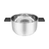 Resto Kitchenware Anser 4,4 L rond zwart roestvrij staal