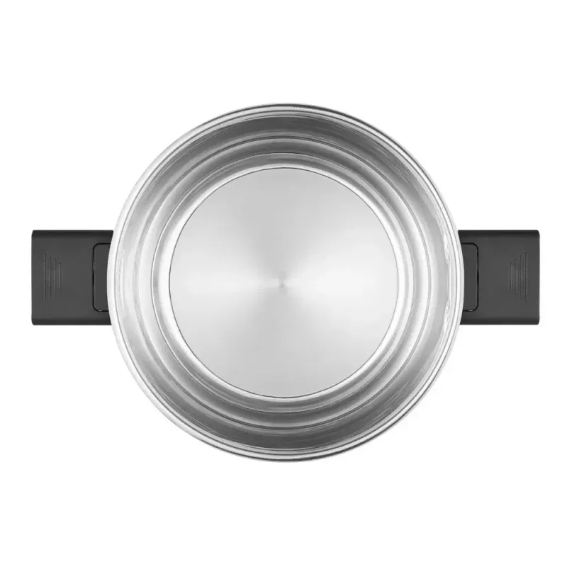 Resto Kitchenware Anser 4,4 L rond zwart roestvrij staal