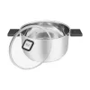 Resto Kitchenware Anser 4,4 L rond zwart roestvrij staal