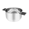 Resto Kitchenware Anser 4,4 L rond zwart roestvrij staal