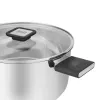 Resto Kitchenware Anser 4,4 L rond zwart roestvrij staal