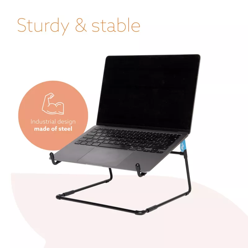 R-Go Tools laptopstandaard R-Go Steel Office, geschikt voor 10-22 inch, zwart