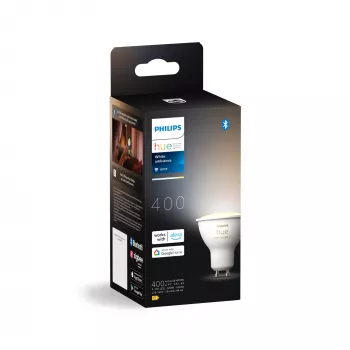 Philips Hue White Ambiance GU10 – slimme spot, slimme lamp, Bluetooth/Zigbee, wit, LED, GU10, GU10