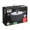 Resto Kitchenware Ran braadpan 2,4 l, rond, zwart, met hout