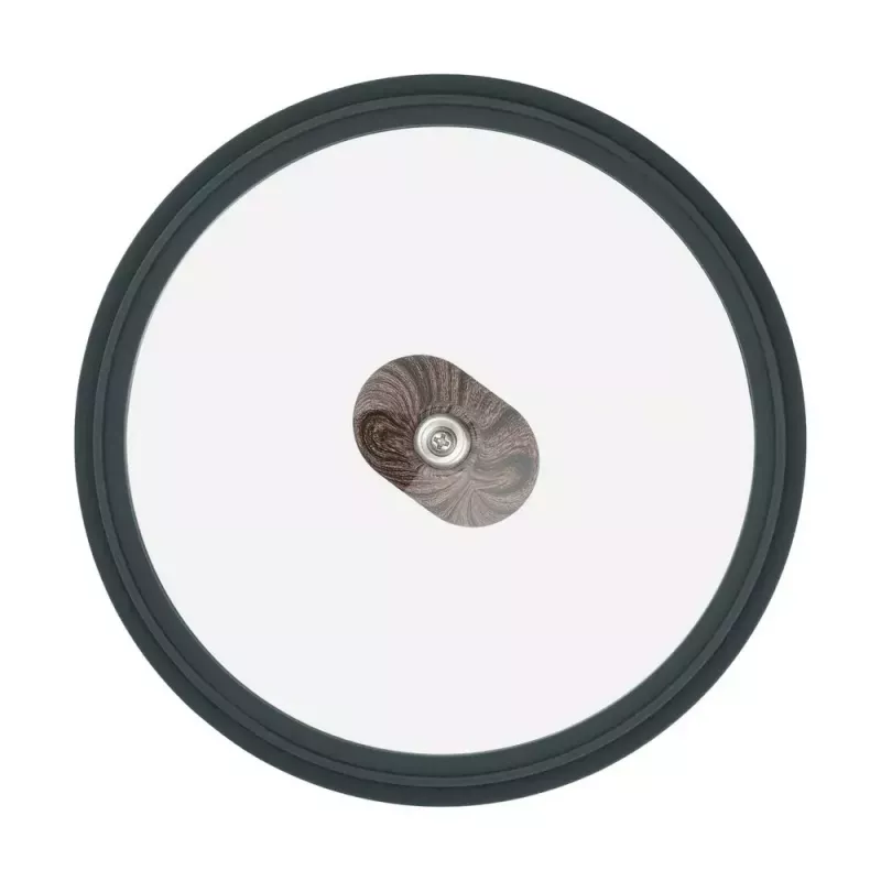 Resto Kitchenware Ran braadpan 2,4 l, rond, zwart, met hout