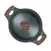Resto Kitchenware Ran braadpan 2,4 l, rond, zwart, met hout