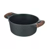 Resto Kitchenware Ran braadpan 2,4 l, rond, zwart, met hout