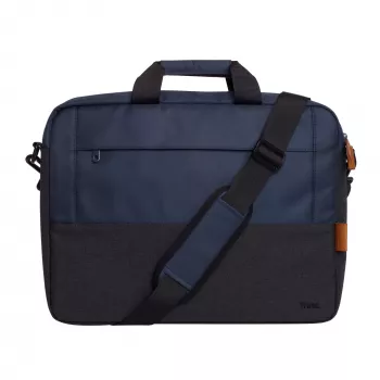 Trust Lisboa aktetas 40,6 cm 16 inch blauw 2 vakken