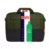 Trust Lisboa 25245 laptop-schoudertas 16 inch (40,6 cm), bovenlader, polyester, afneembare schouderband, groen