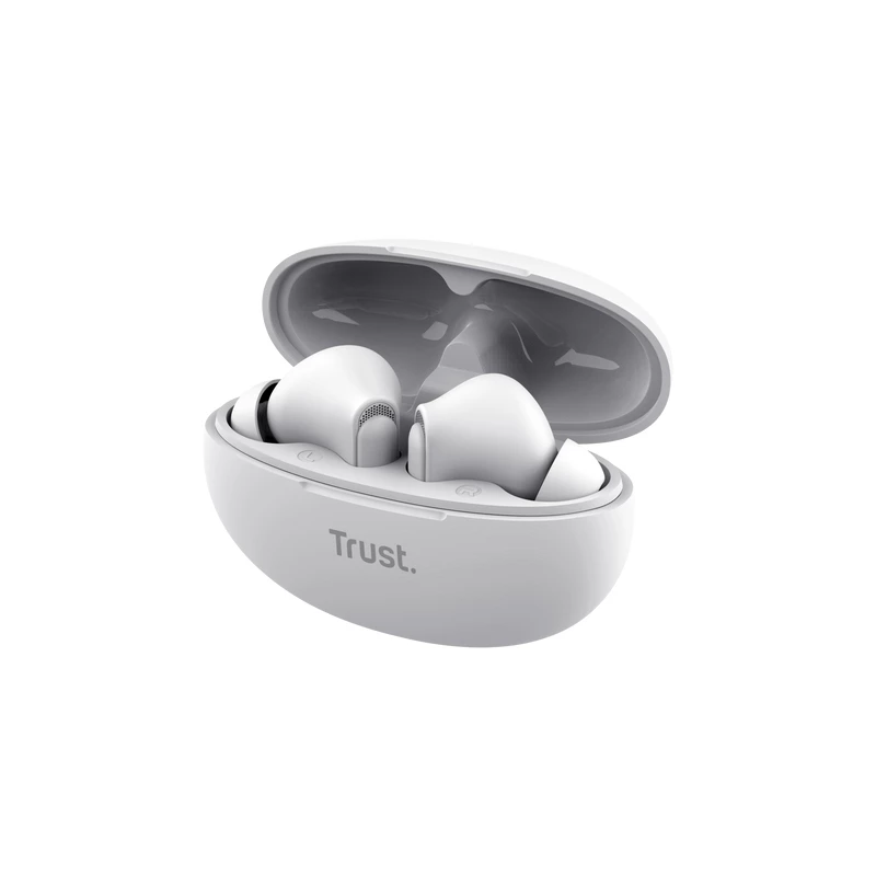 Trust Yavi headset True Wireless Stereo (TWS) in-ear bellen/muziek USB Type-C Bluetooth wit