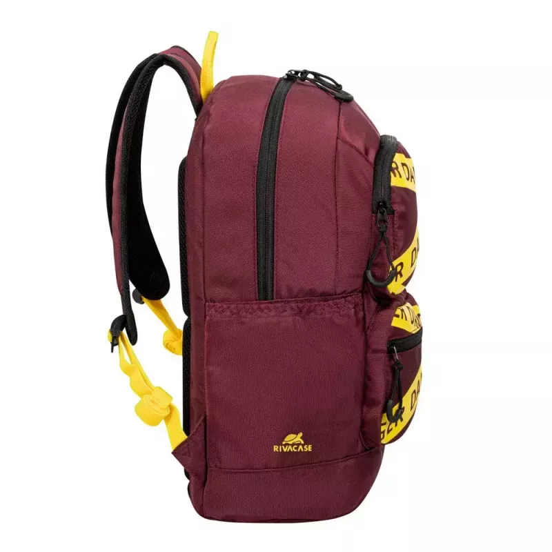 Rivacase 5421 Urban laptoprugzak 13,3 inch (33,8 cm), 14 l, bordeauxrood
