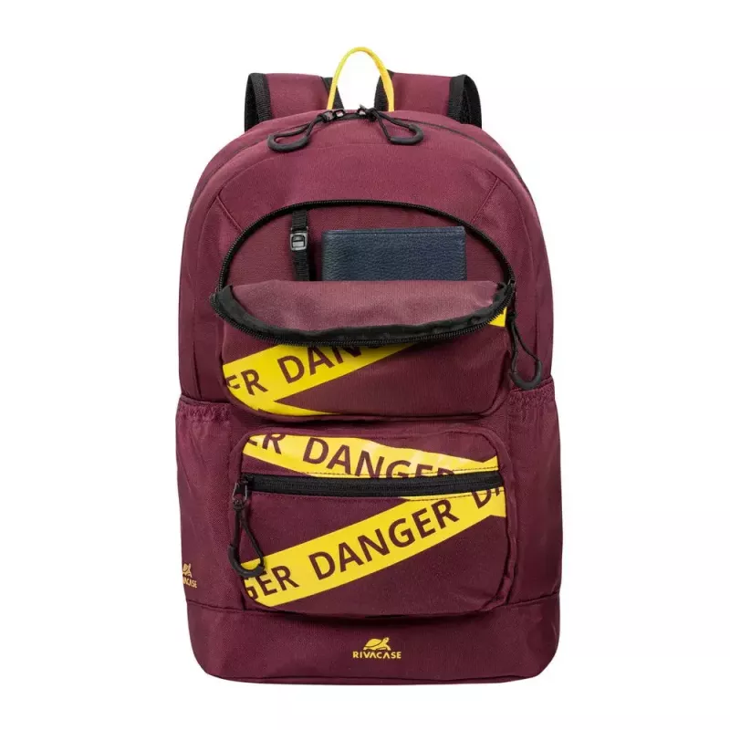 Rivacase 5421 Urban laptoprugzak 13,3 inch (33,8 cm), 14 l, bordeauxrood