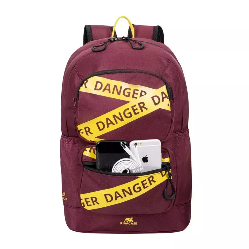 Rivacase 5421 Urban laptoprugzak 13,3 inch (33,8 cm), 14 l, bordeauxrood