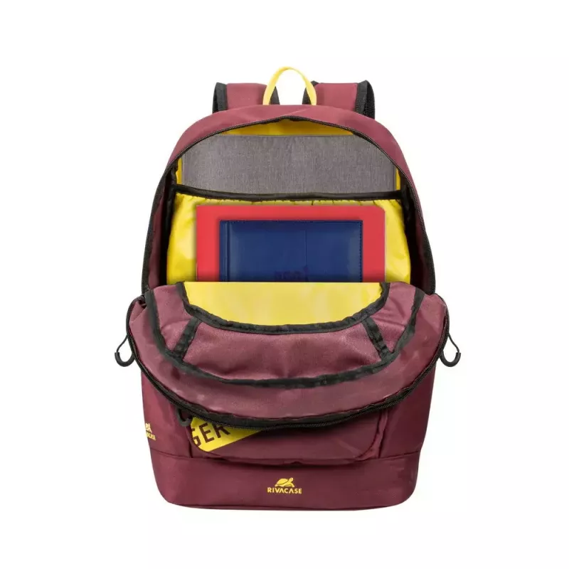 Rivacase 5421 Urban laptoprugzak 13,3 inch (33,8 cm), 14 l, bordeauxrood