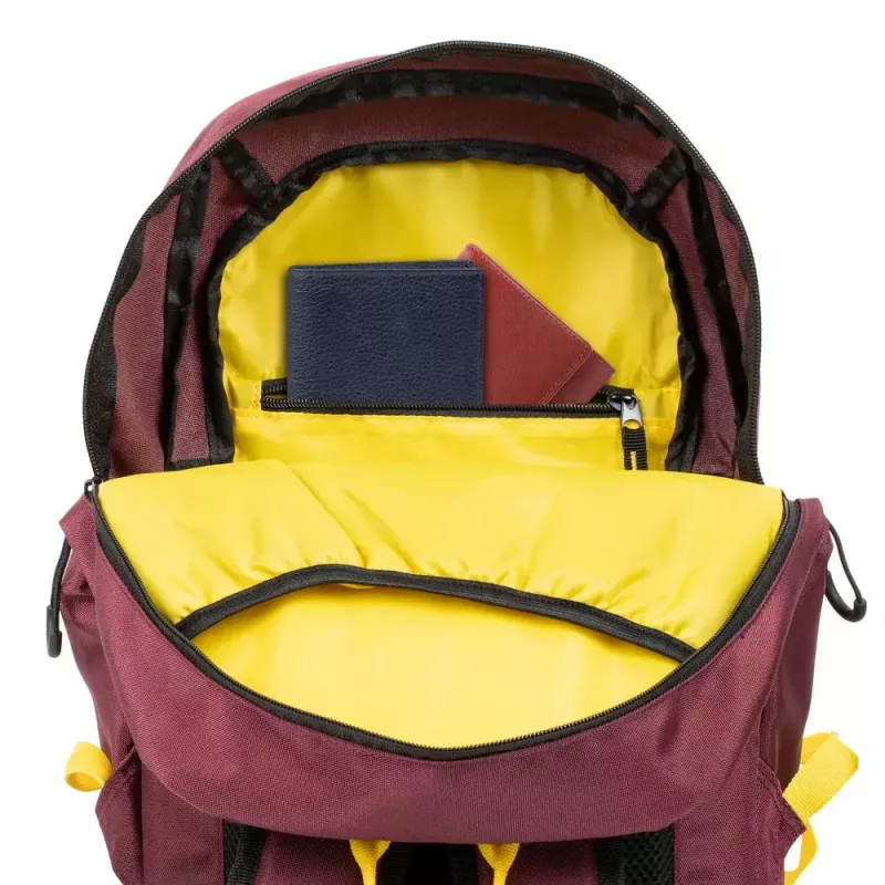 Rivacase 5421 Urban laptoprugzak 13,3 inch (33,8 cm), 14 l, bordeauxrood