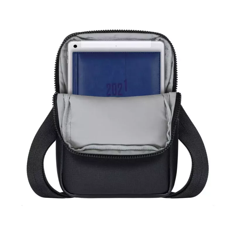Messenger-tas Rivacase 8810 voor tablets tot 20,3 cm (8 inch) — polyurethaan & polyester, 0,28 kg