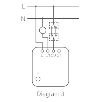 AQARA Smart Home Single Switch Module T1, zonder nulleider (SSM-U02)