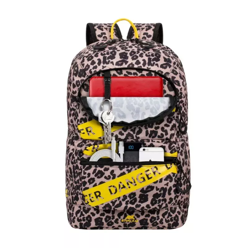 Rivacase 5421 Urban laptoprugzak 13,3 inch (33,8 cm), 14 l, luipaard