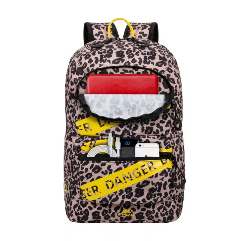 Rivacase 5421 Urban laptoprugzak 13,3 inch (33,8 cm), 14 l, luipaard