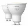 Philips Hue White GU10 slimme lamp, 2x400 lm, 2 stuks