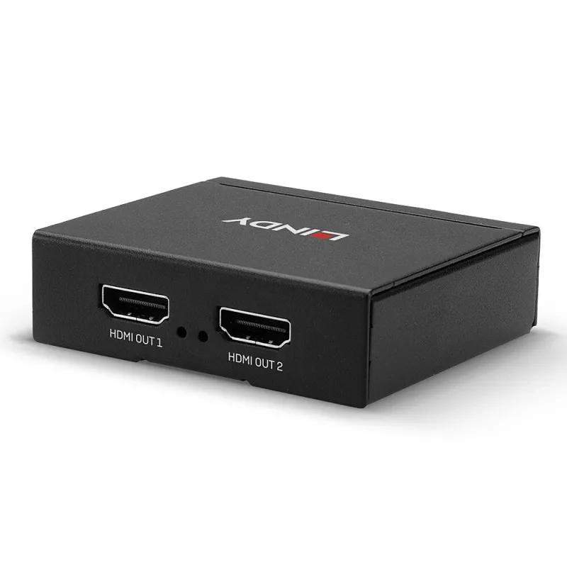 Lindy HDMI 4K-splitter 2 poorten 3D, 2160p30